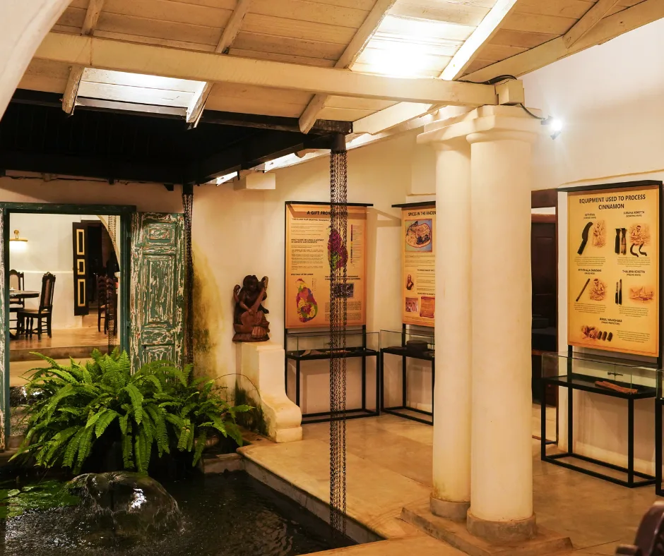 Archival display inside Heritage Museum